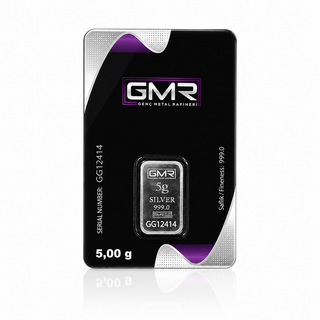 شمش نقره GMR ترکیه 5 گرم