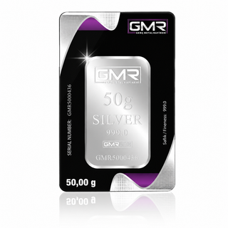 شمش نقره GMR ترکیه 50 گرم